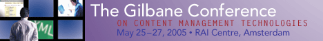 Gilbane Amsterdam Conference logo 2005