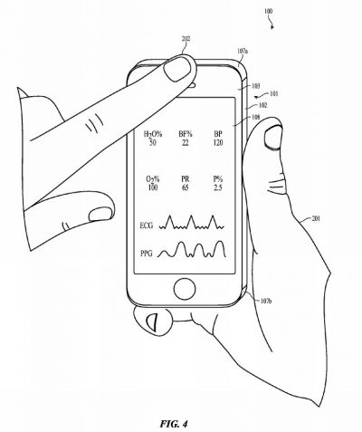 Apple patent Electronic Device That Computes Health Data