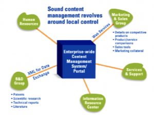 content management with local content control